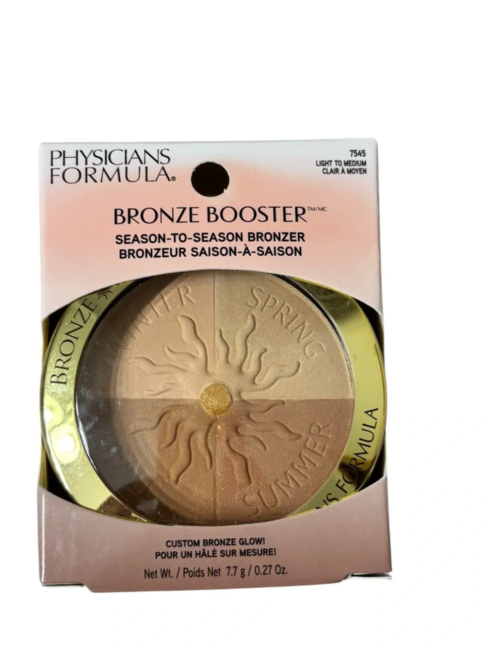 Physicians Formula Bronze Booster Bronzer Light to Medium 7545 Glow Powder NIB